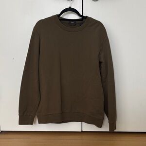 Theory Men's Crewneck Sweater/Sweatshirt in Olive